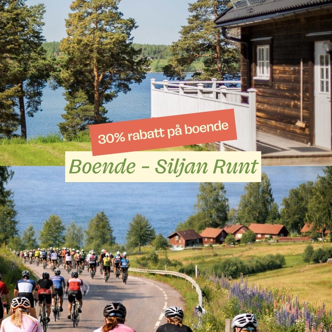 Bo med nära avstånd till startlinjen för Siljan Runt på Leksand Resort